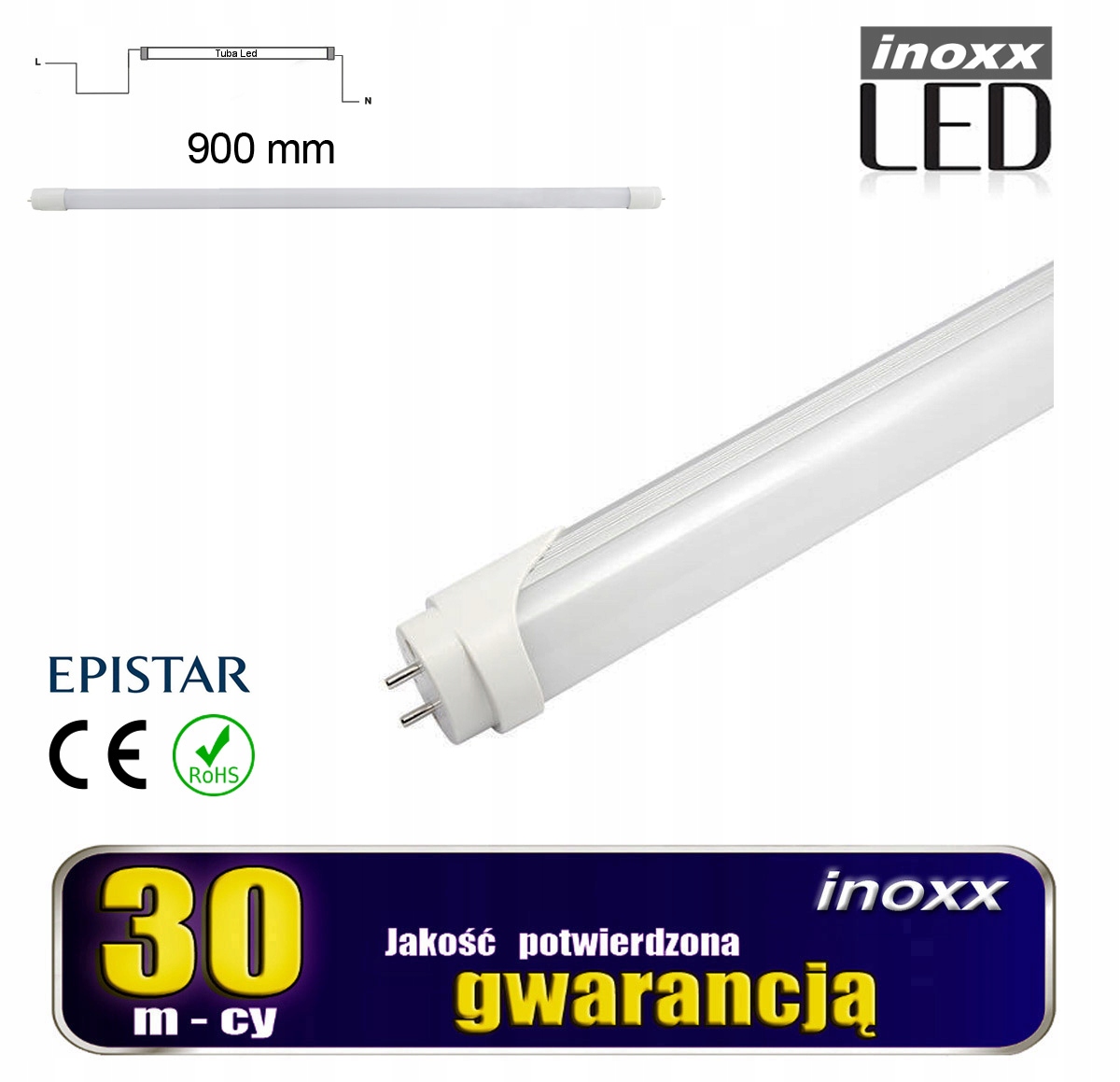 

Świetlówka Led 90CM 14W 6000K T8 Zimna