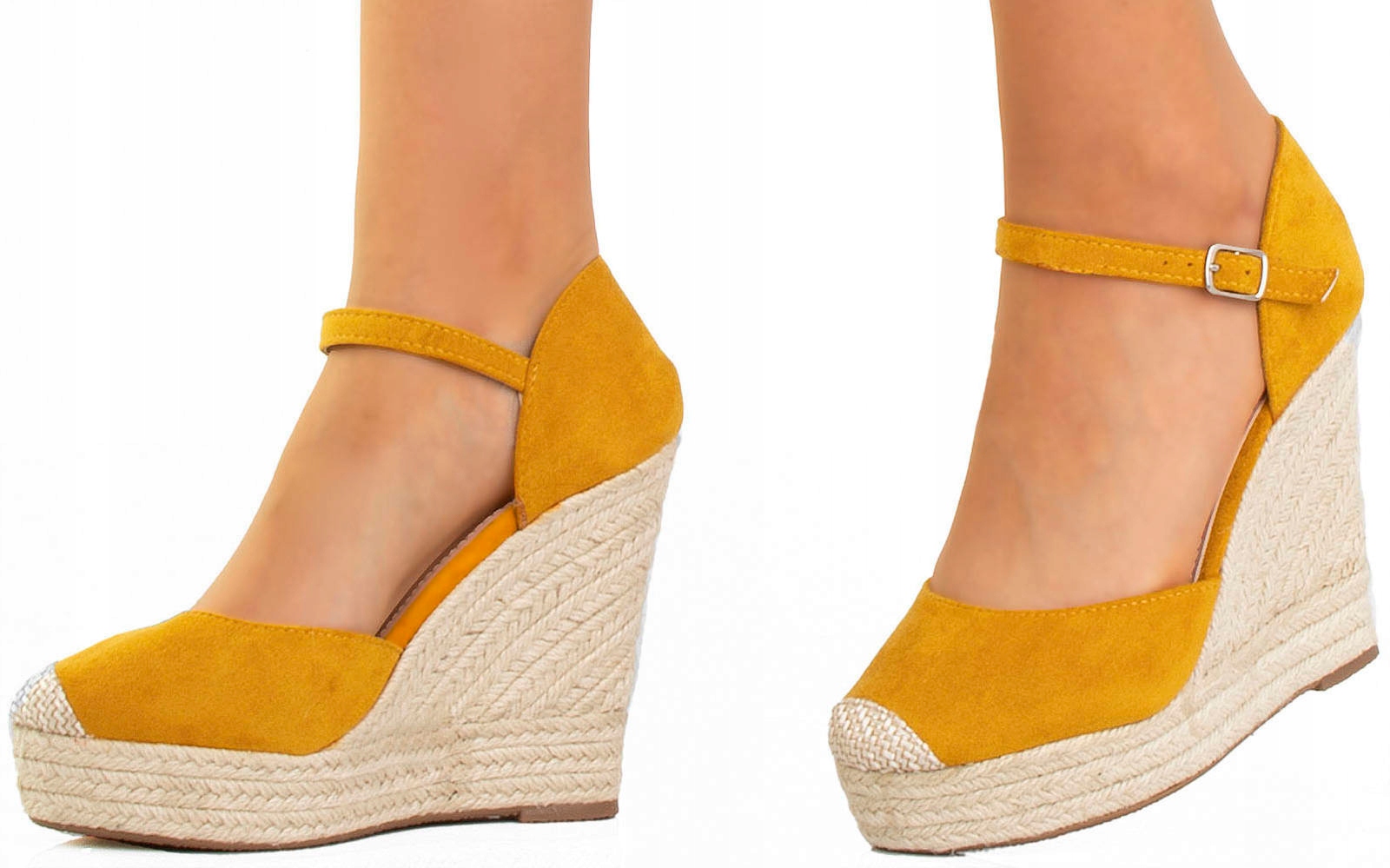 

Sandały Na Koturnie Damskie Espadryle 38