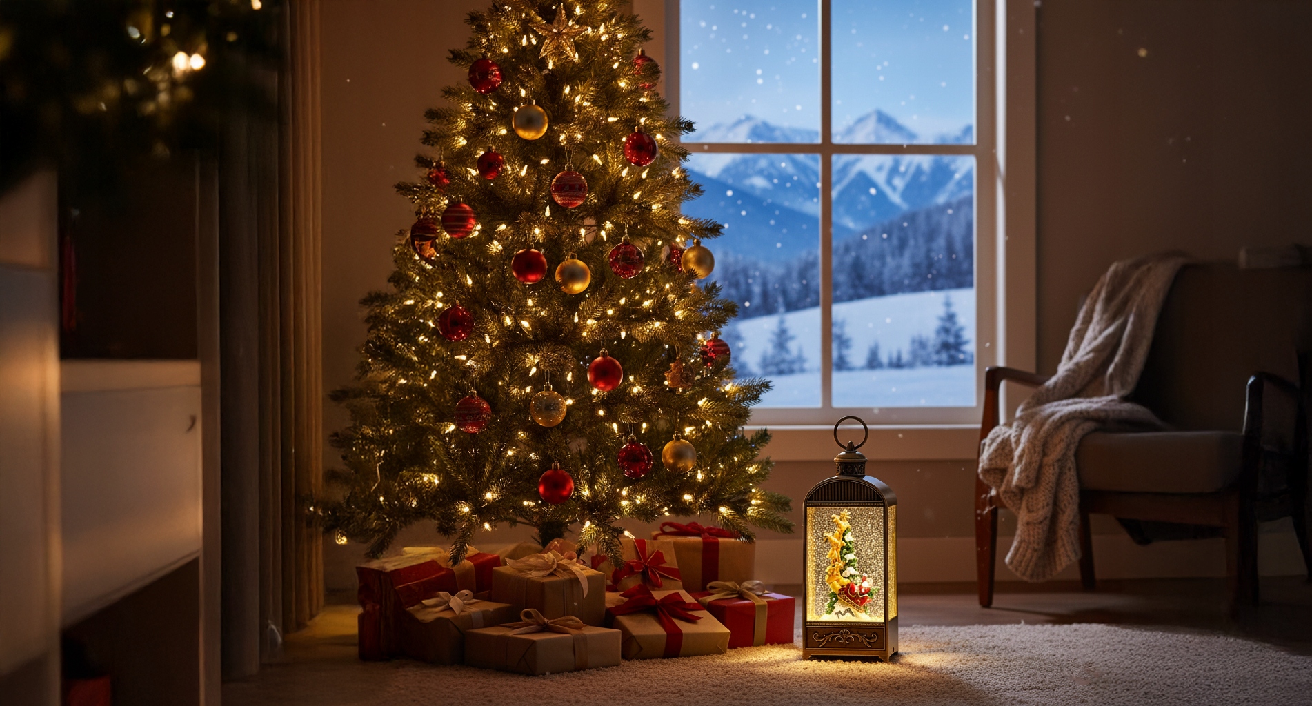 ŚWIĄTECZNY LAMPION POZYTYWKA MIKOŁAJ RENIFER CHOINKA LED NA BATERIE USB Rodzaj latarnia