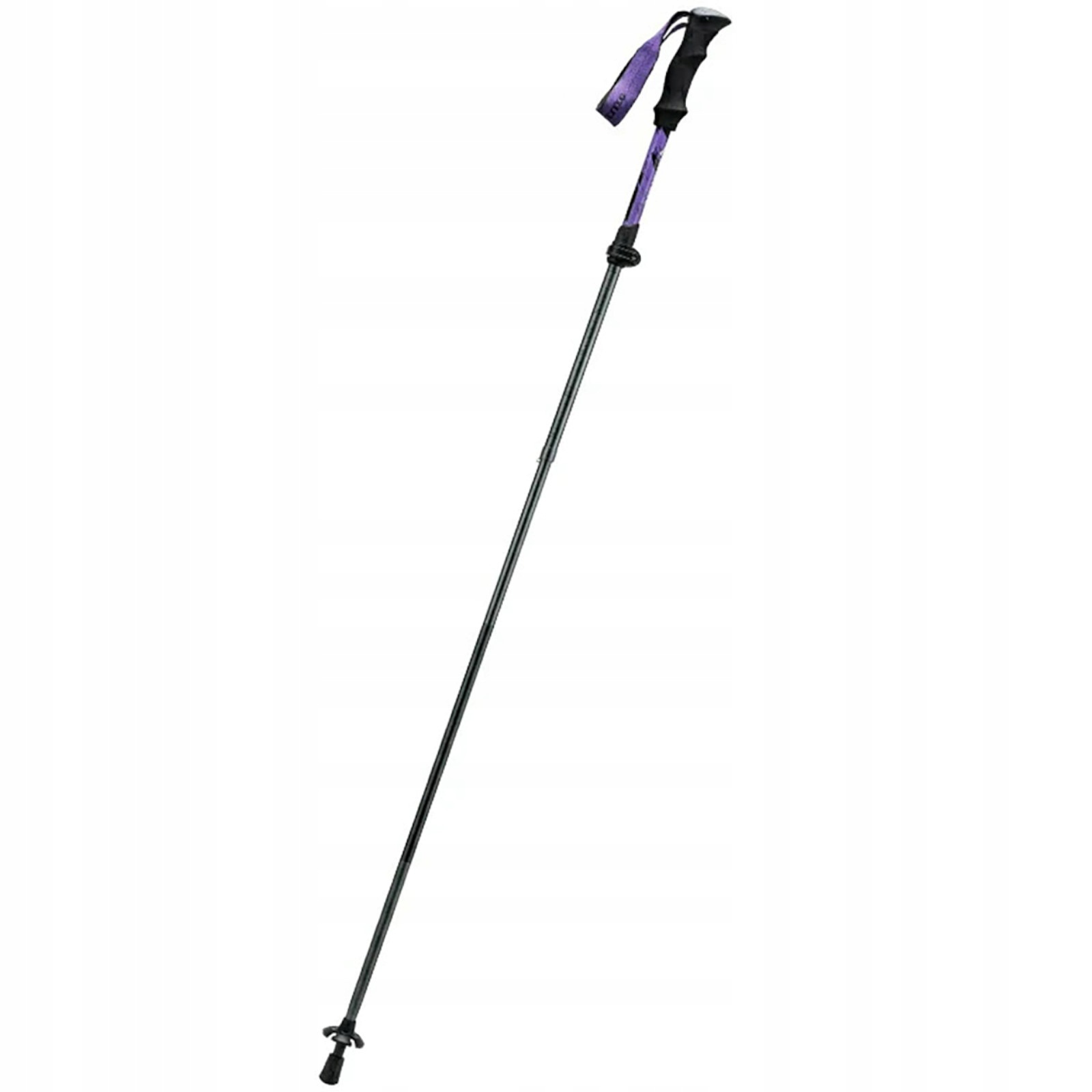 Trekingová hůl na nordic walking hliníková 110 130 cm fialová