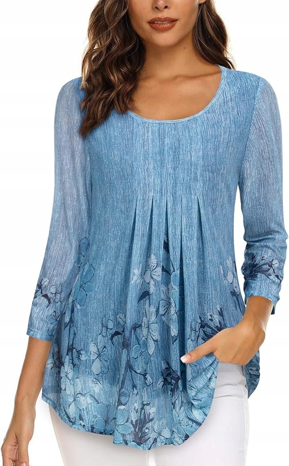 Gaharu Damska bluzka rękaw 3/4