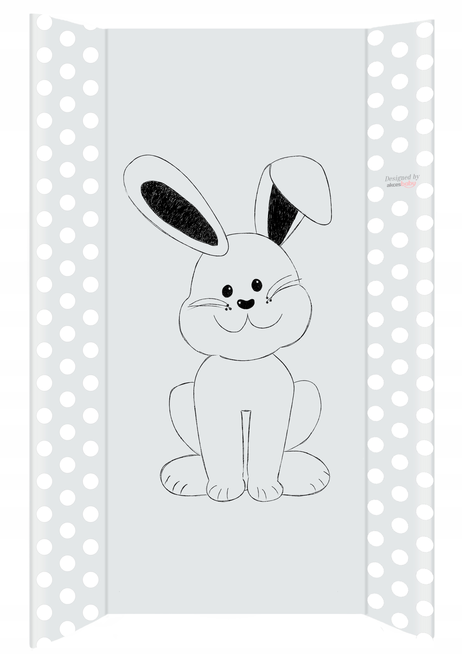 PRZEWIJAK miękki TAPICERKA na komodę łóżeczko50x70