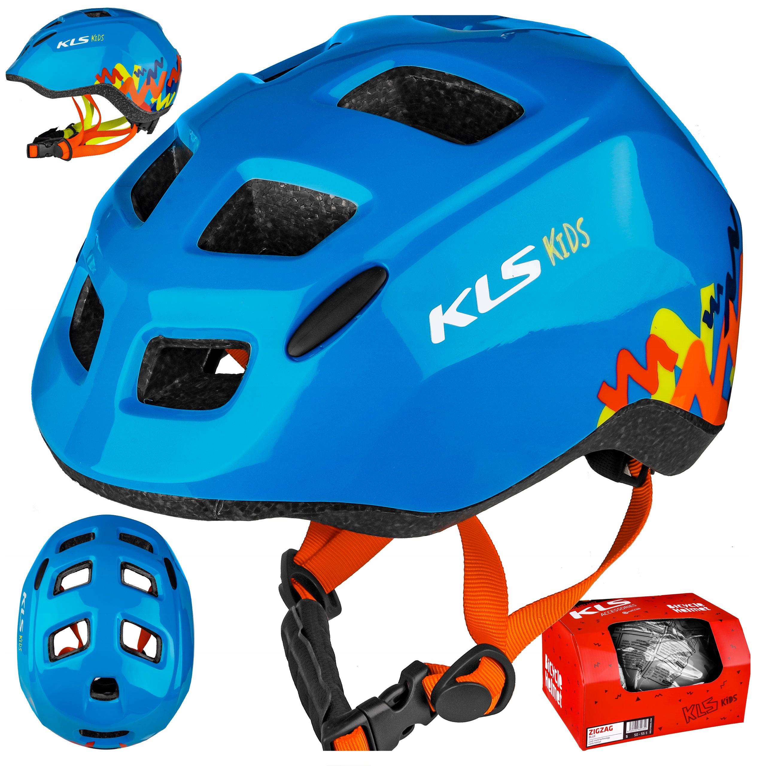 

Kask Kellys Zigzag 022 Blue Dziecięcy S / 50-55 CM