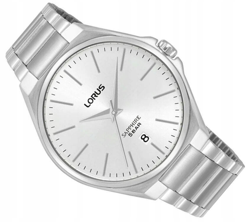 Pánské Klasické Čitelné Hodinky Lorus RS949DX9 Safírové Sklo Datumovka