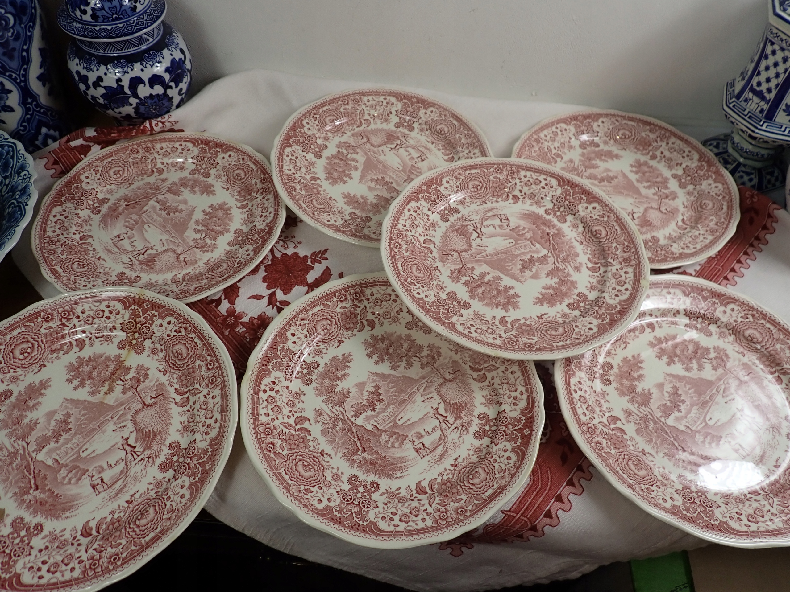 VILLEROY&BOCH BURGENLAND - KOMPLET TALERZY OBIADOWYCH PŁASKICH (7 SZT)