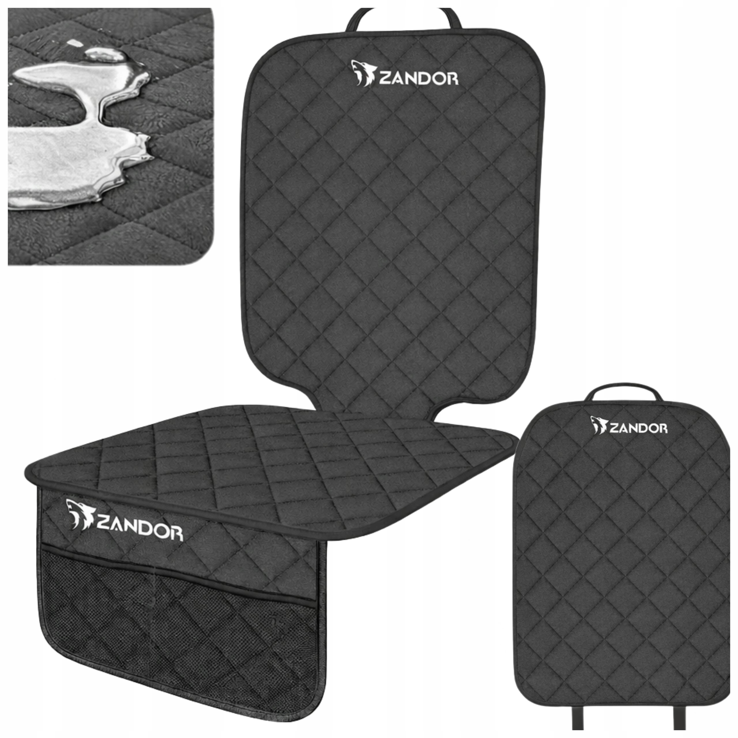 Mata Ochronna Pod Fotelik Samochodowy Pokrowiec Osłona Zabezpieczenie 2W1