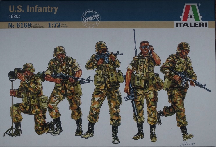 Italeri 6168 Figurki U.s. Infantry 1980s 1:72