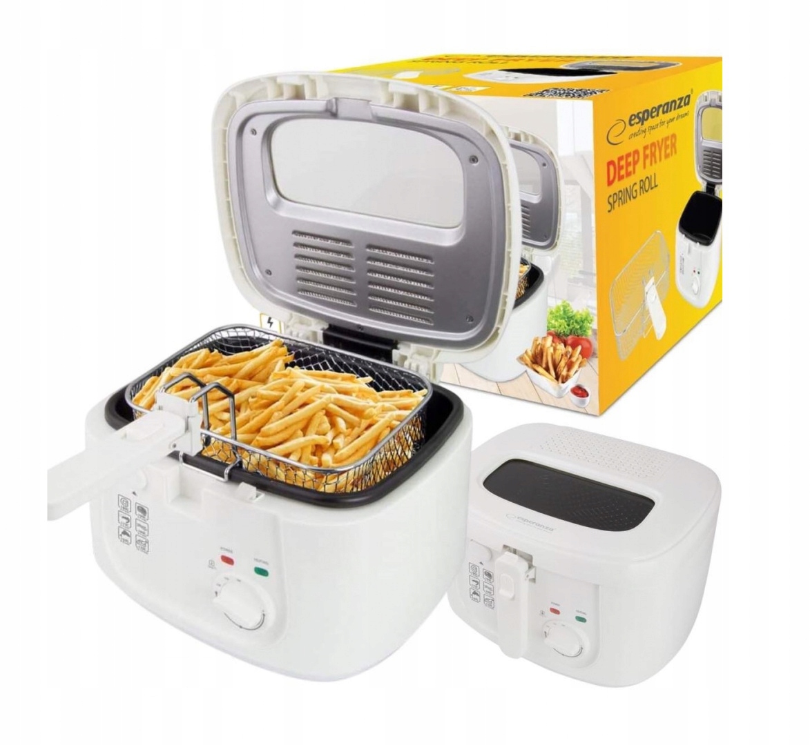 Duża Frytkownica Tradycyjna 2.5L 1800W Frytek
