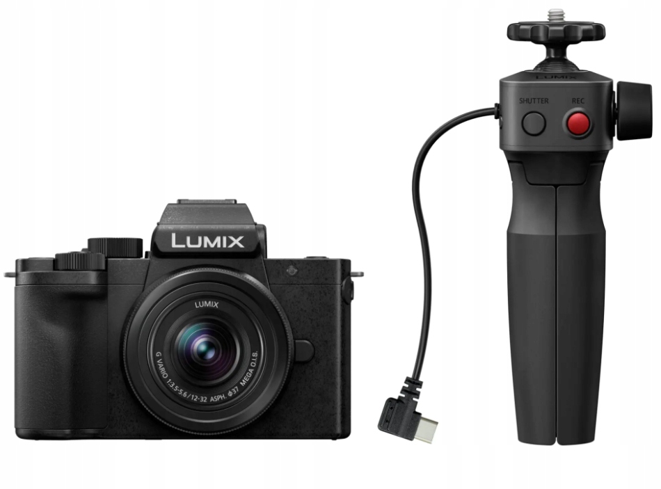Panasonic DC-G100DVEGK Aparat cyfrowy Lumix bezlusterkowy +obiektyw +statyw