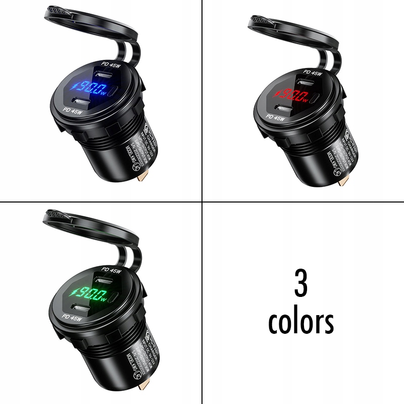 Typ C USB Szybko Samochód Ładowarka Gniazdo Nowy Producent inny