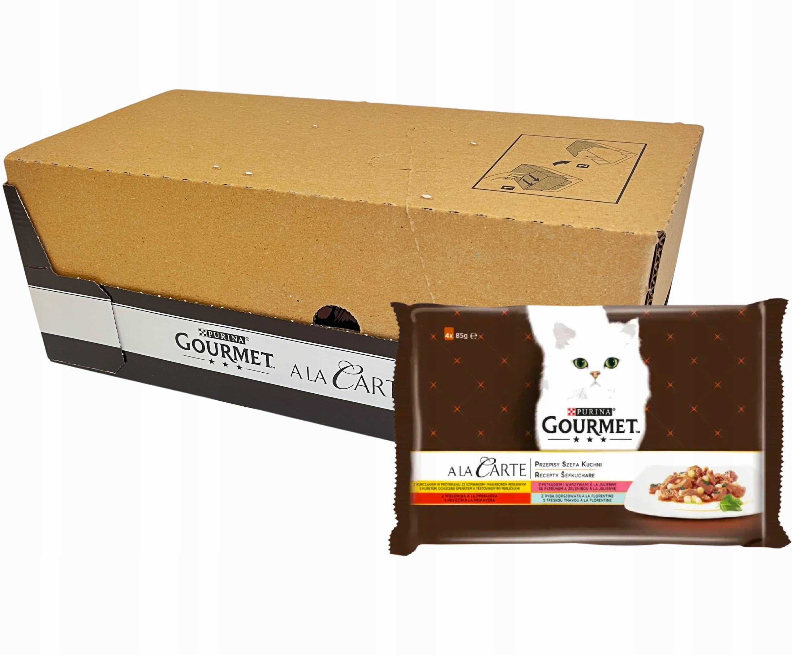 Levně Purina Gourmet Perle Ala Carte Mix Chutí 48x85 g 4,08 kg