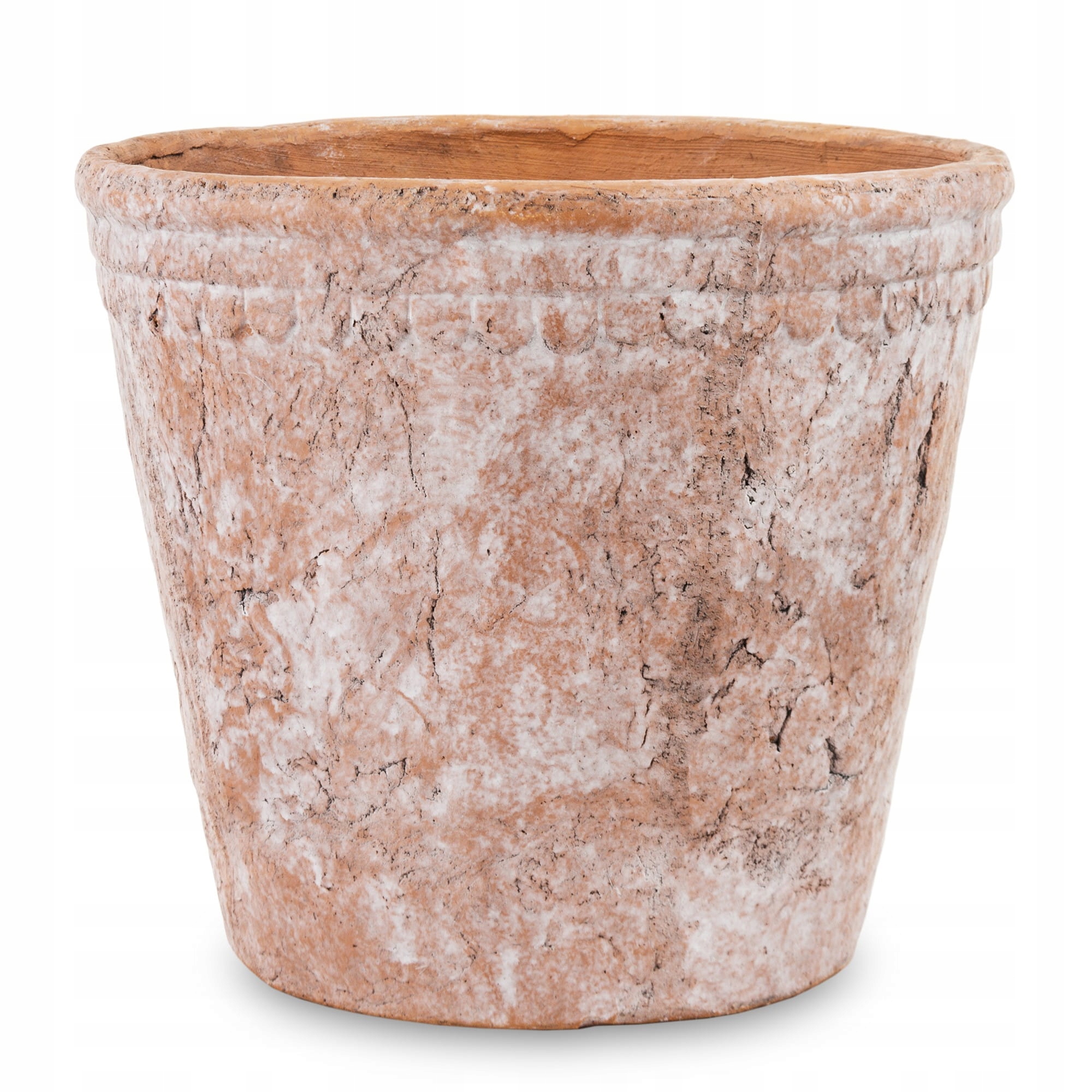 Osłonka cementowa ceglasta 27x25cm doniczka wysoka