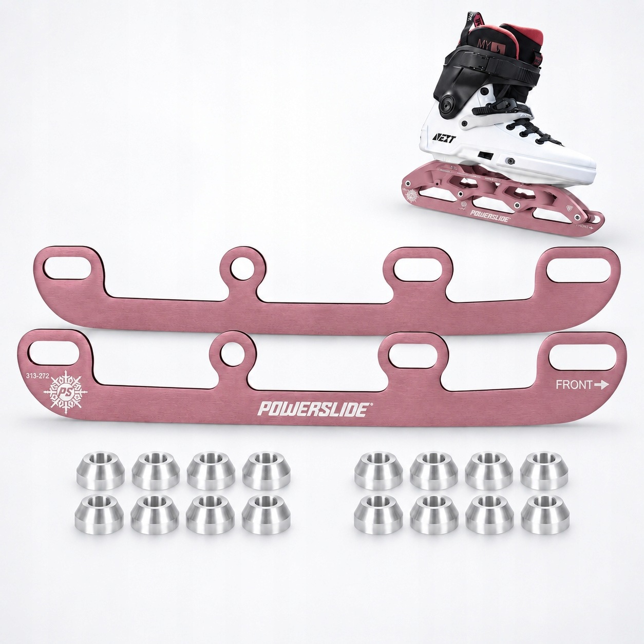 Hokejové Brusle Na Kolečkové Brusle Univerzální Powerslide Iceblade 4 Xxs/xs