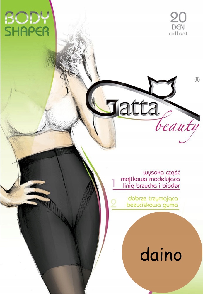 

gatta Body Shaper 20 den Modelujące daino 4 L