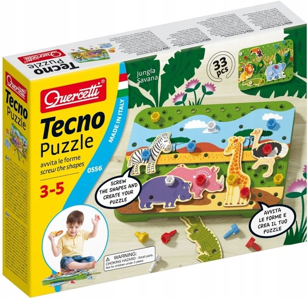 

Quercetti Zestaw Konstrukcyjny Tecno Dżungla 0556