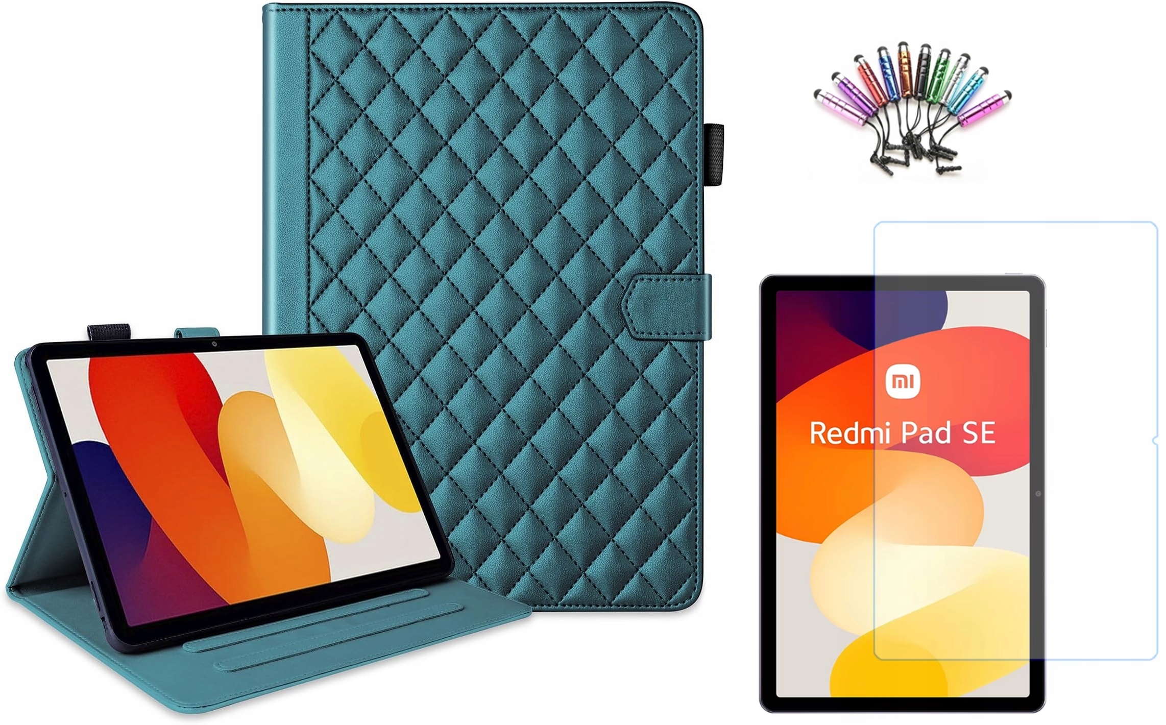 Etui Skórzane Do Xiaomi Redmi Pad Se 11 Szkło Hartowane Rysik
