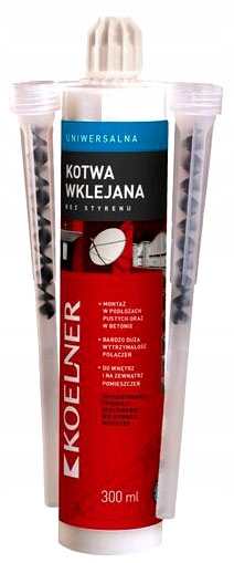 ZIMOWA Kotwa chemiczna KOELNER 300ml bez styrenu do - 20 *C TOP
