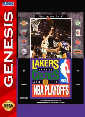 Lakers vs Celtics and NBA Playoffs - SEGA MEGA DRIVE SMD PAL SAM CARTRIDGE