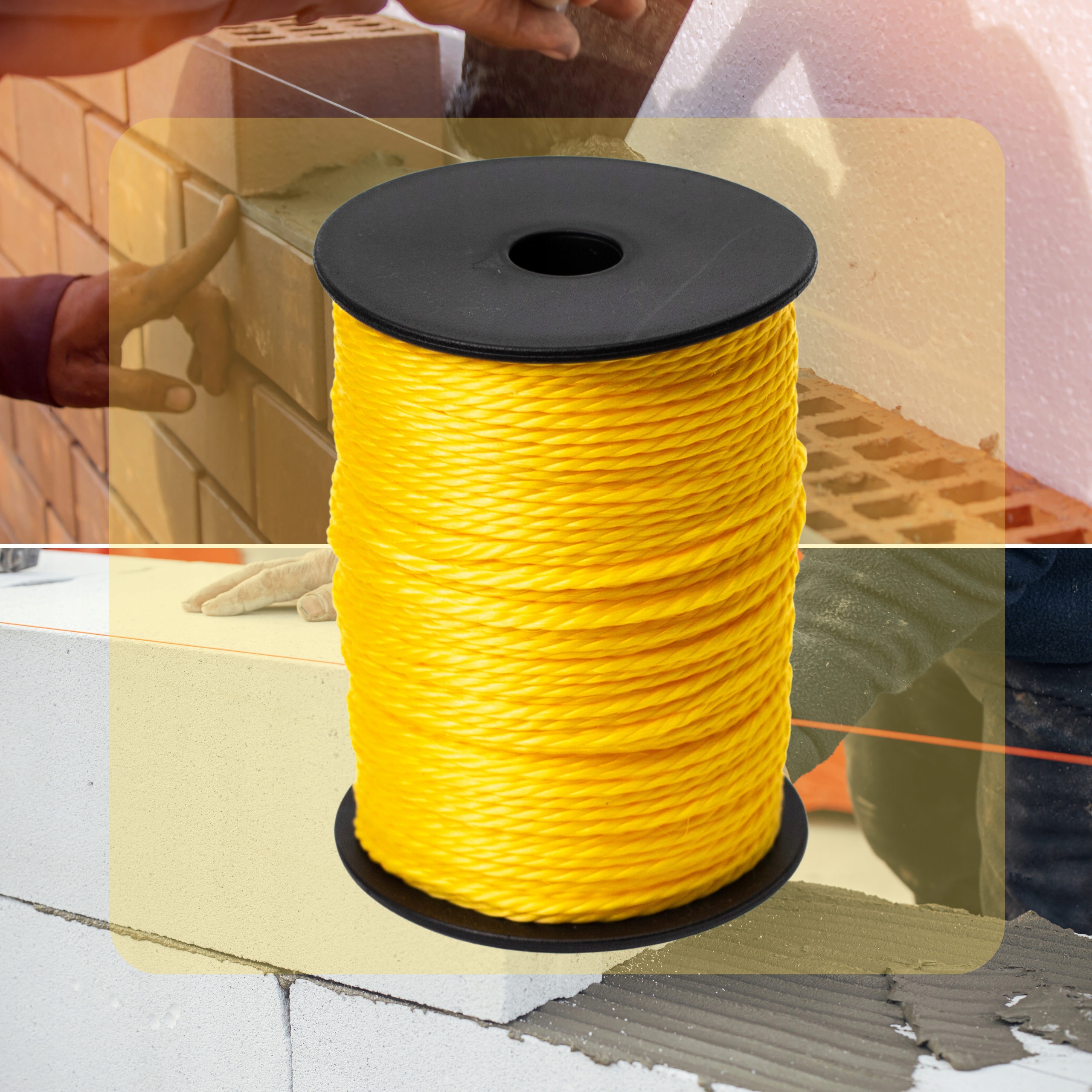 SZNUREK MURARSKI LINKA SZNUR BUDOWLANY TRASERSKI 100M MOCNY Kod producenta TT-sznurek-mur-żółty