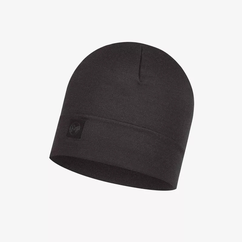 Čepice Buff Merino Heavyweight Solid Black
