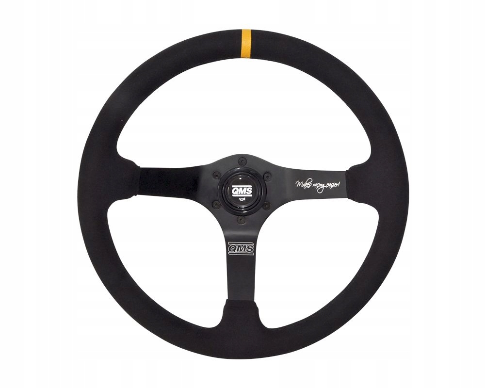 Volant sportovní Qms semiš 350 mm 65mm