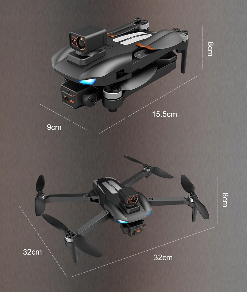 DRONAS VENGIANTIS KLIŪČIŲ 4K WIFI ZAWIS CAMERA 3000m Produkto svoris su vienetine pakuote 0,5 kg
