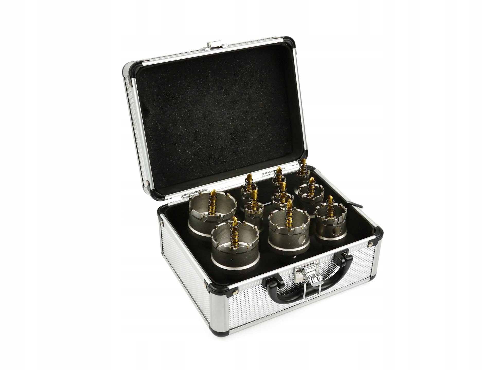 Komplet Otwornic Widiowych 22-65mm Do Metalu Z Wiertłem Tytanowym 6szt Geko