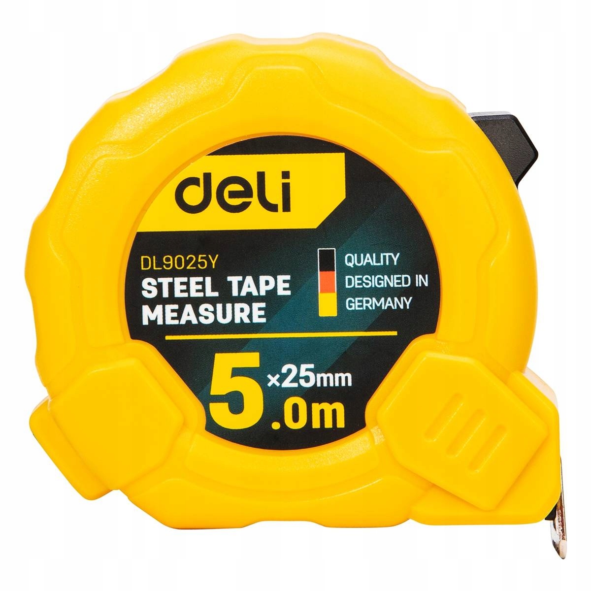 

Miara Zwijana Deli Tools EDL9025Y, 5M/25MM Żółta