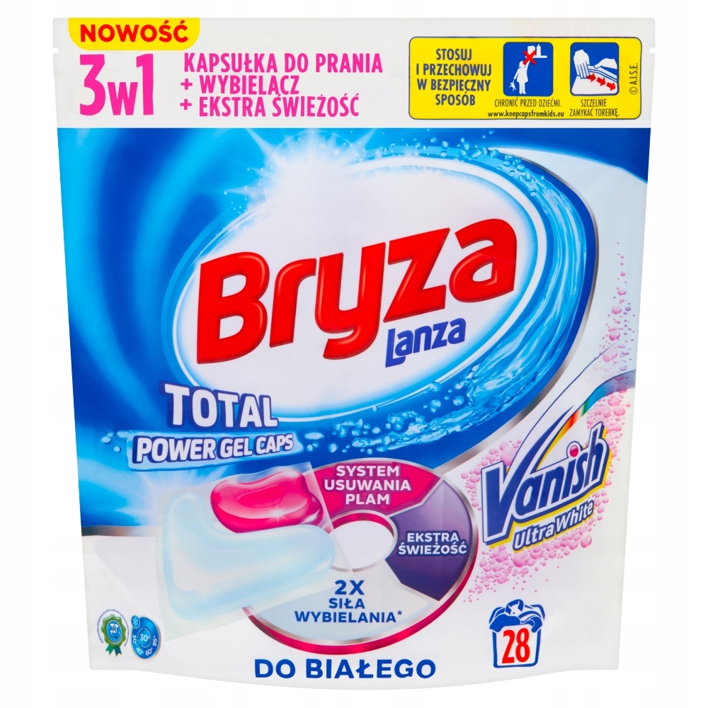 

Bryza kapsułki do prania 3w1 do białego Lanza Vani