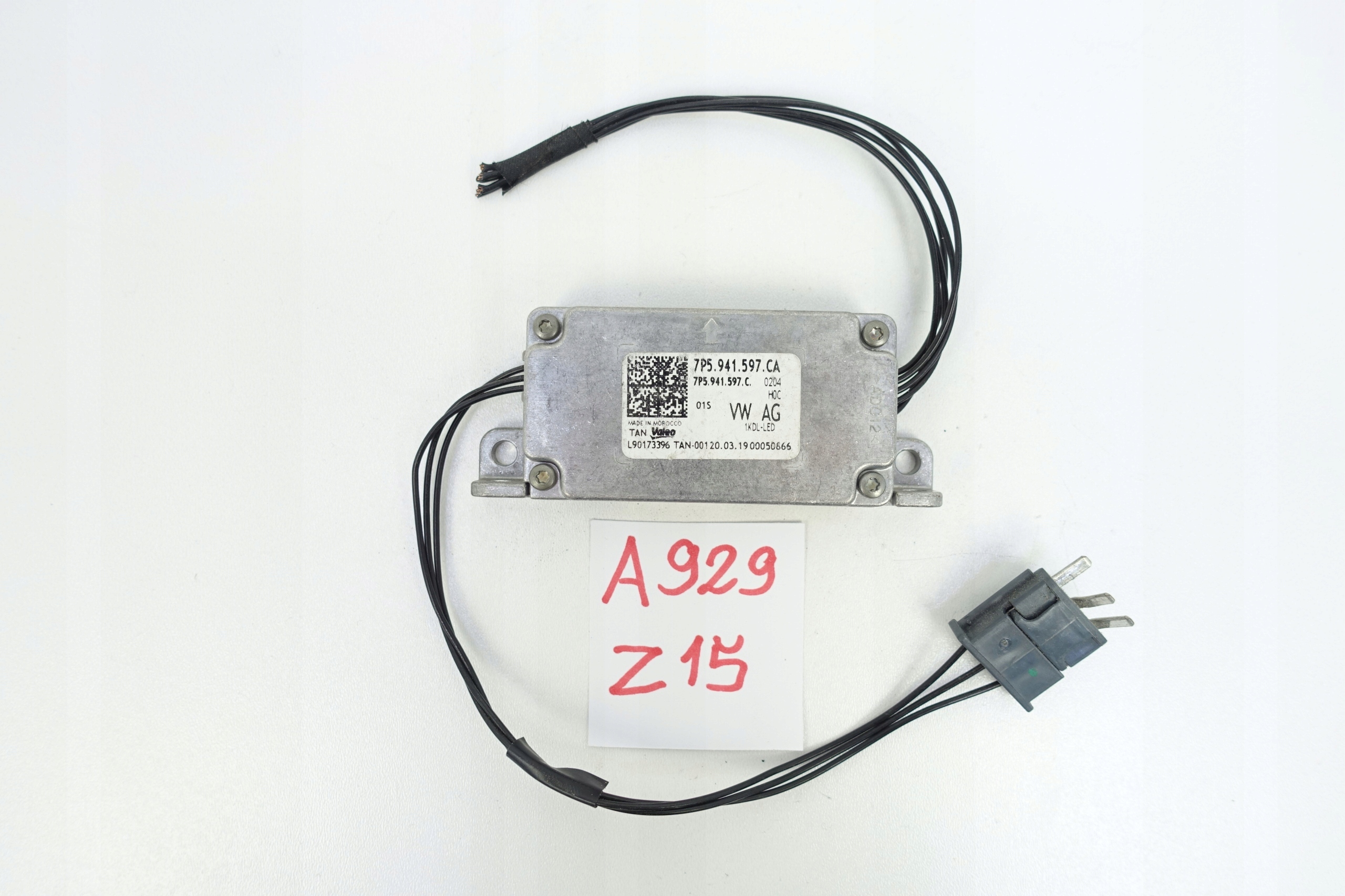 control unit module VW PORSCHE SKODA 7P5941597CA