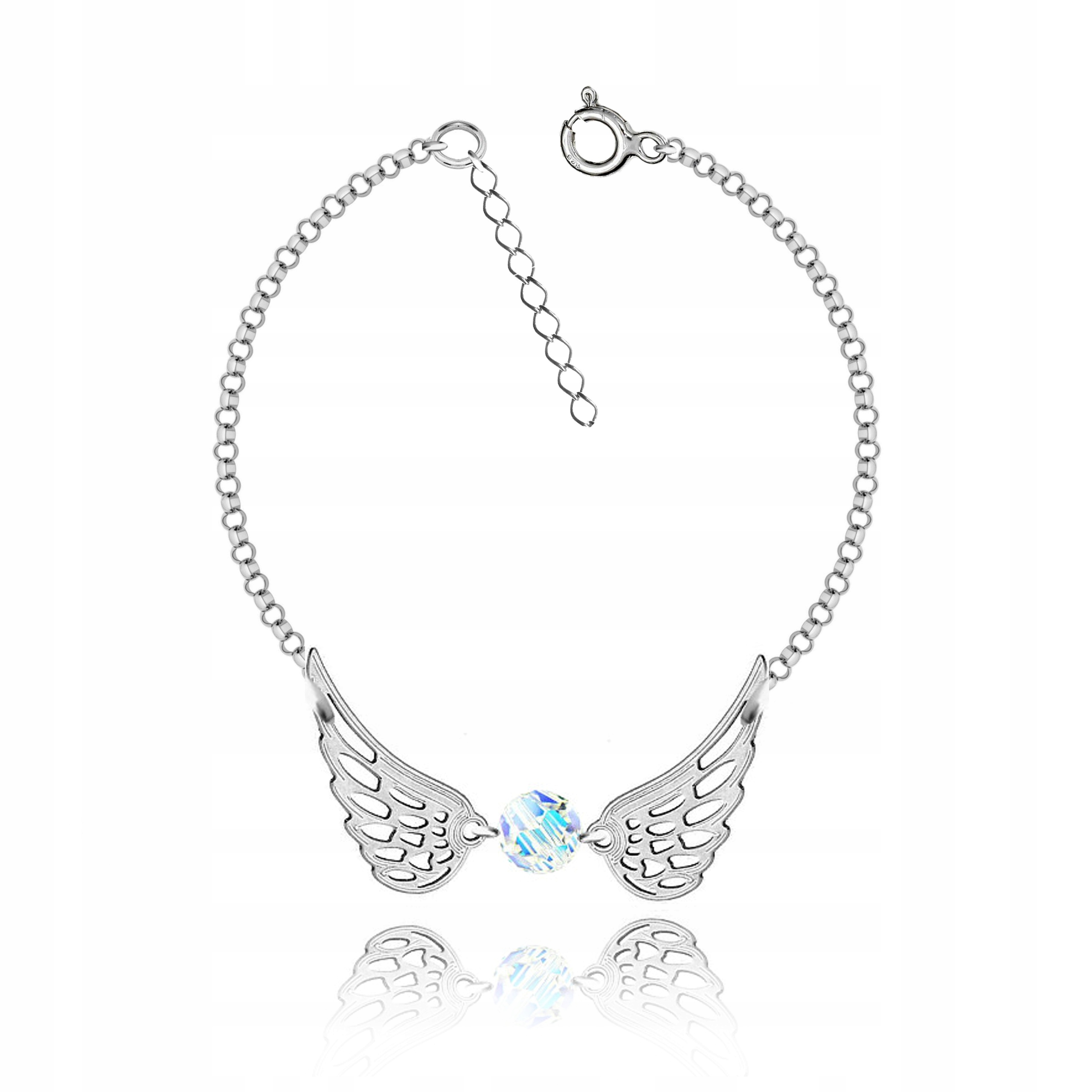 

Srebrna Bransoletka Skrzydła Anioła srebro 925