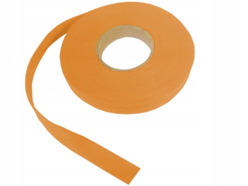 Dekorativní páska Stužky Filcová stuha 1 cm x 6 m Oranžová 13 Kusů