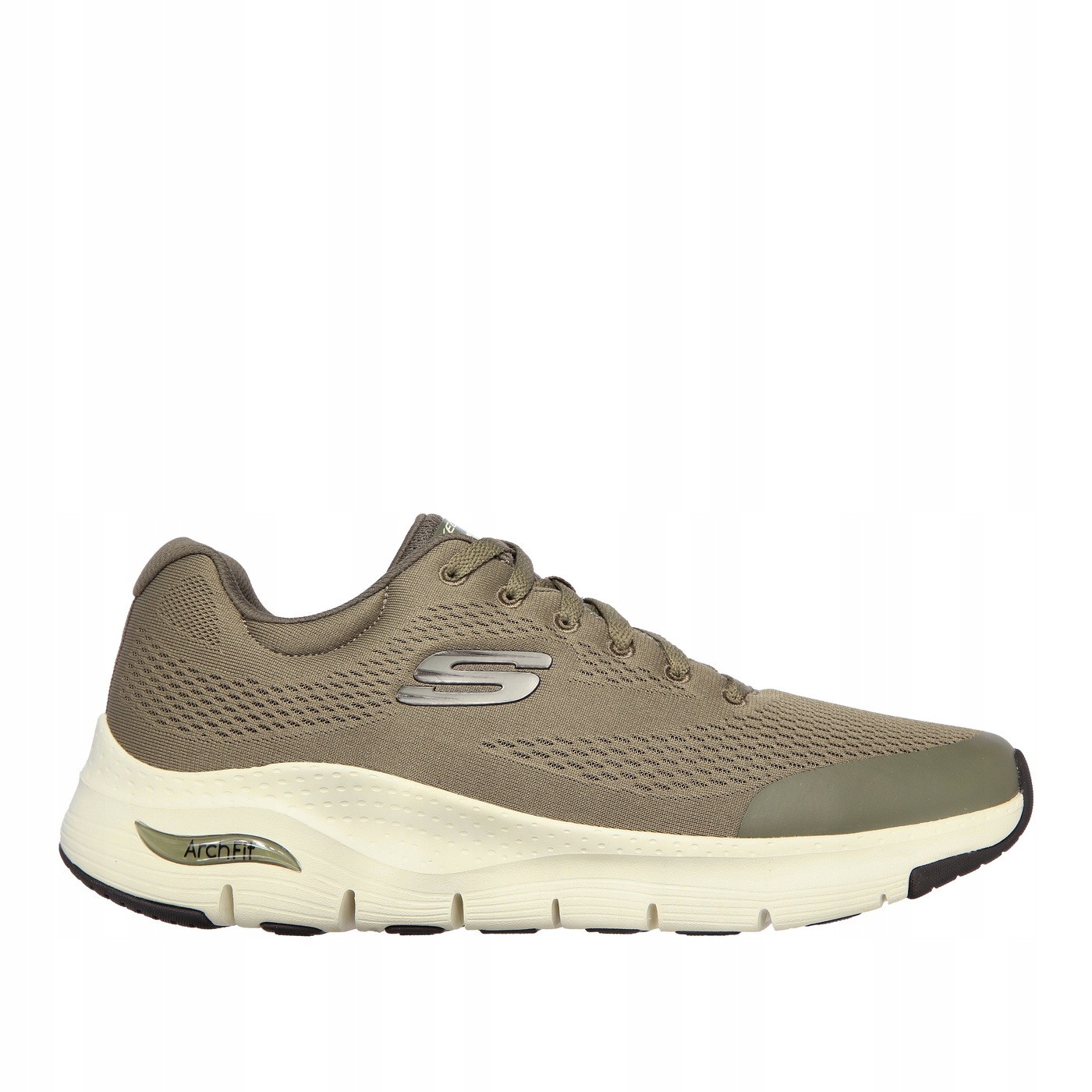 Pánské boty Skechers Arch Fit Zelené Nazouvací Nízké bez vzoru Velikost 45