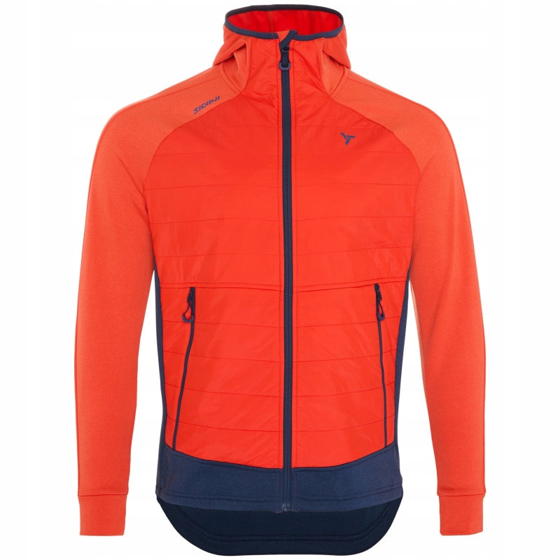 Silvini Mikina Dirilo MJ1310 pánské s kapucí ruby-navy L