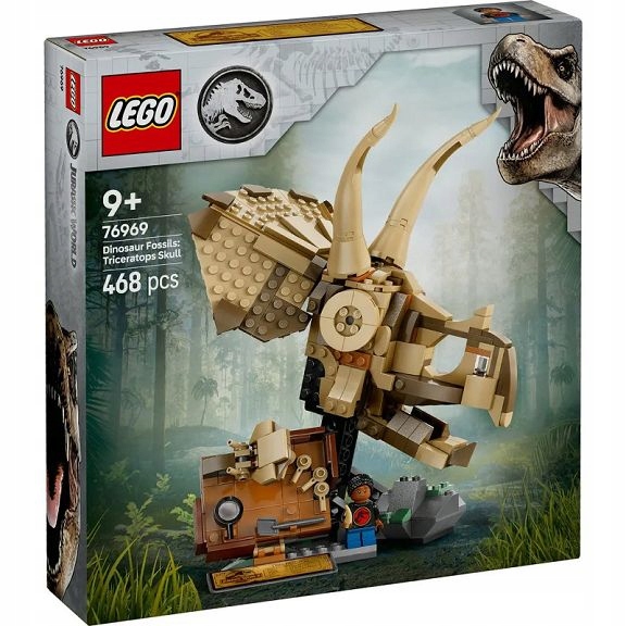 Lego Jurský svět Kostra dinosaurů: lebka triceratopsa 76969