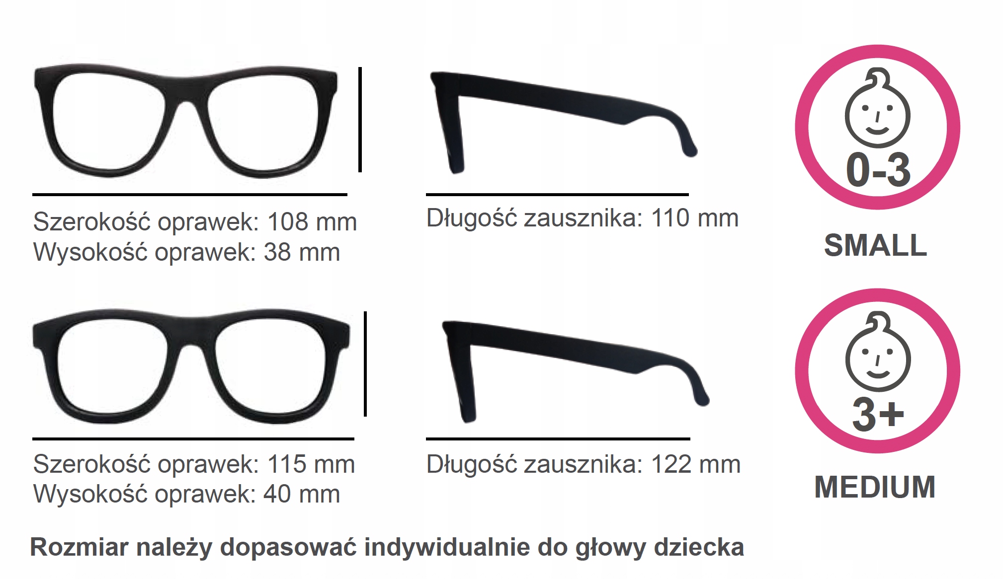 Okulary przeciwsłoneczne dla dzieci 3+ Medium zielone Tootiny Kod producenta T-SHA-CM06