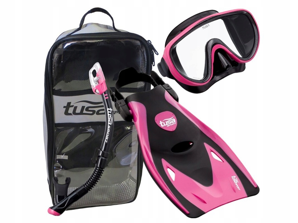 ZESTAW TUSA SERENE MASKA FAJKA PŁETWY S TORBA