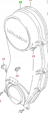 11390-71C00-000 - Корпус ременя ГРМ Suzuki