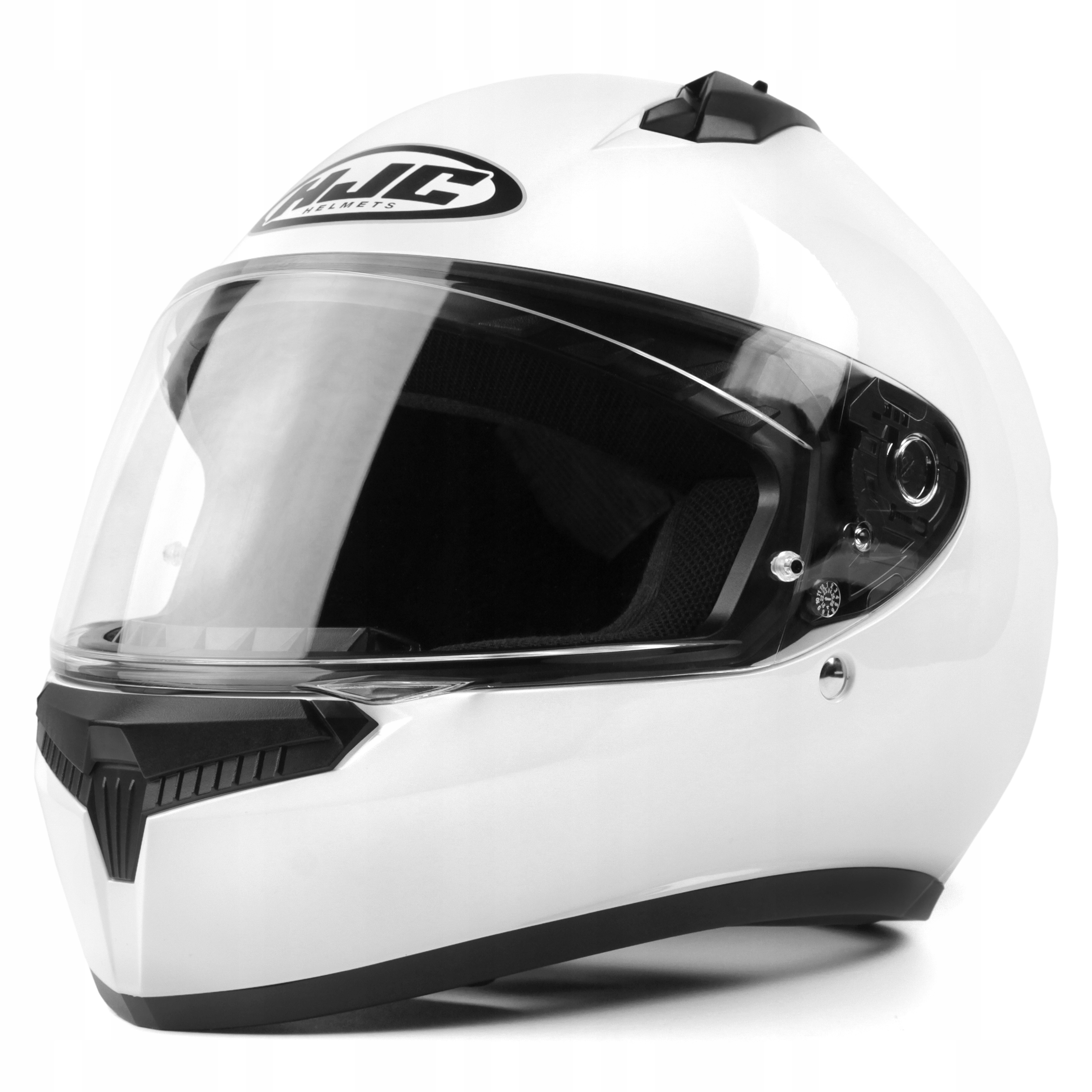 HJC KASK INTEGRALNY C10 BIAŁY POŁYSK XL