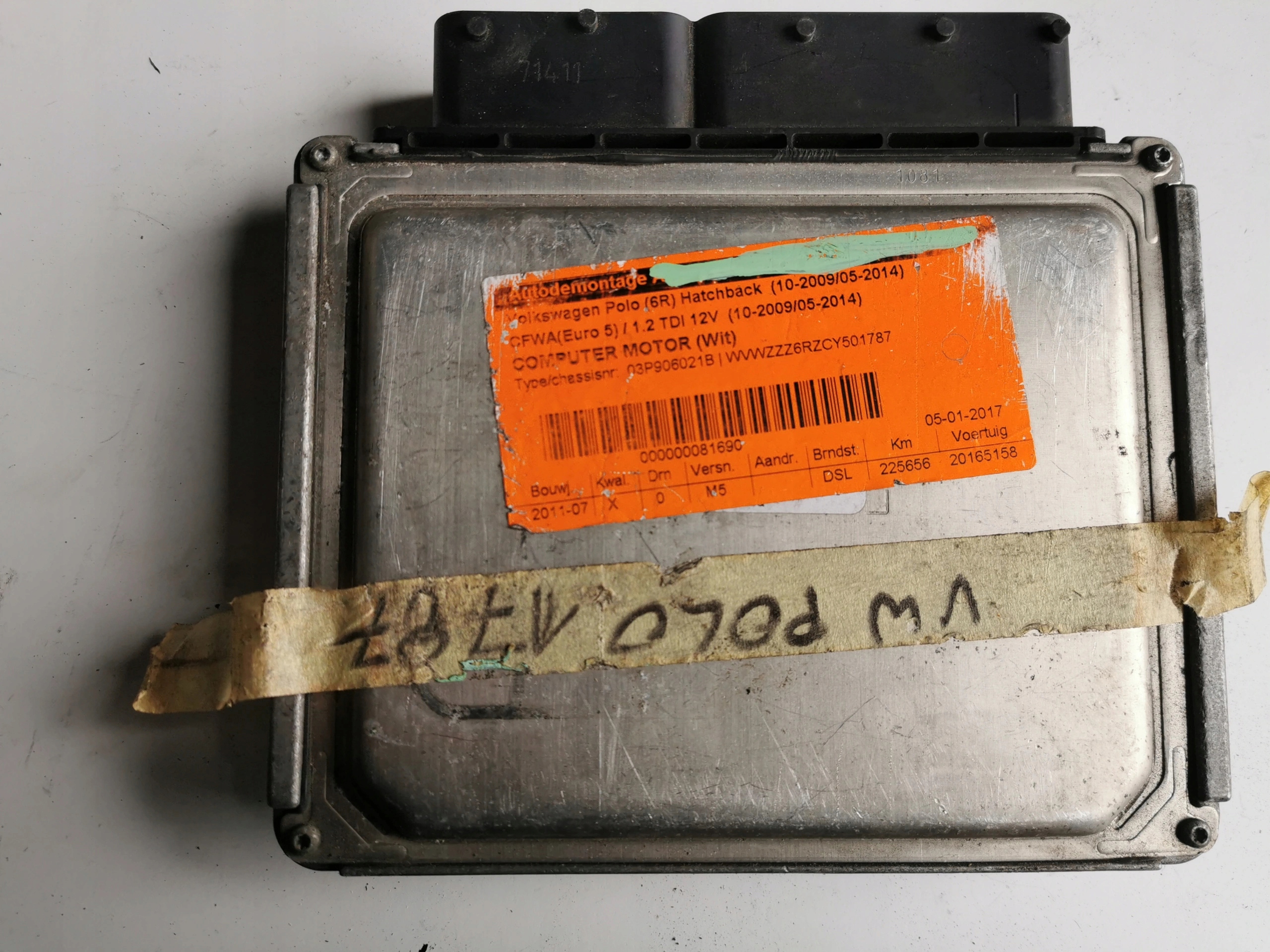VW POLO 1.2TDI 28317442 03P906021B computer ECU