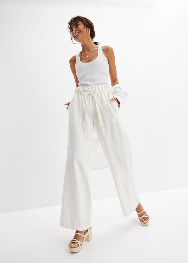 SPODNIE Z WIĄZANIEM __42 Płeć kobieta