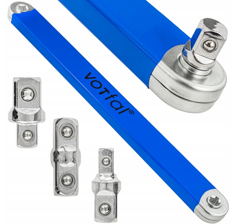 Przedłużka Klucz Przedłużający Grzechotkę Przekładniowy Adapter 1/4 3/8 1/2