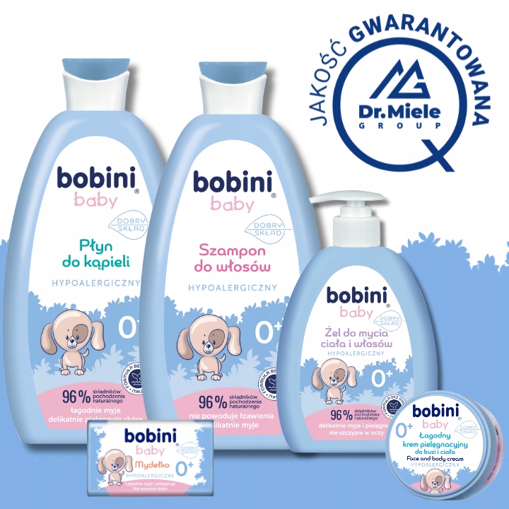 Bobini Baby Żel do Mycia Ciała dla Niemowląt 300ml Pojemność 300 ml