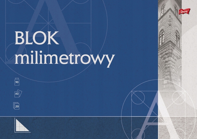 

Blok Milimetrowy A3 20 Kartek Unipap Majewski