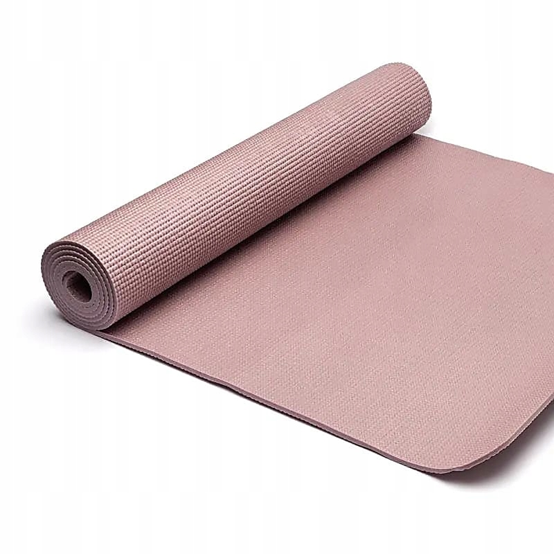 Mata do jogi Yogi & Yogini z Pvc- pudrowy róż