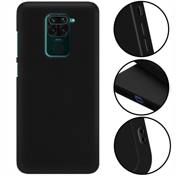 

Etui Matowe Czarne do Xiaomi Redmi Note 9 Pro Case