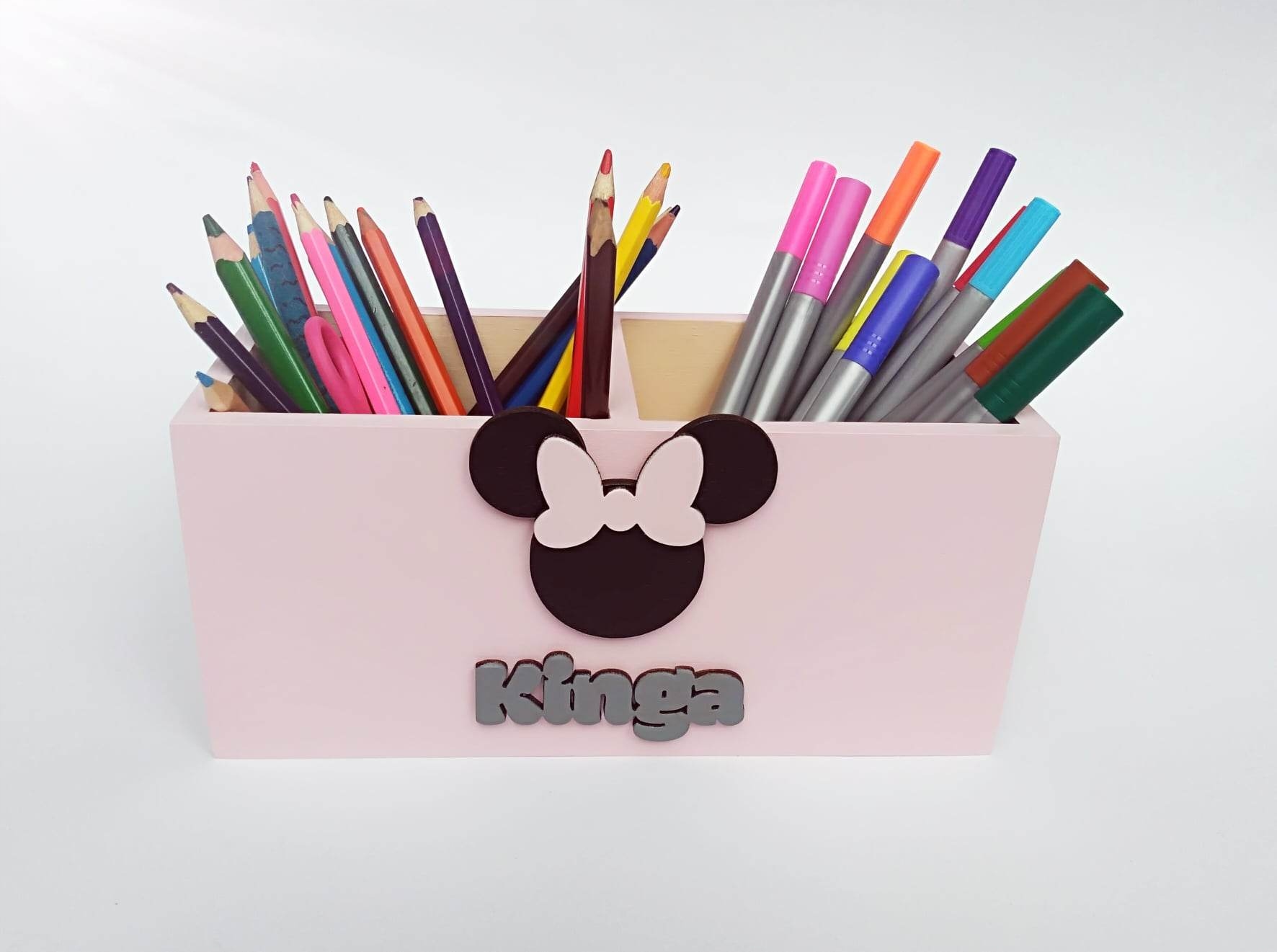 Pojemnik organizer imię dziecka Myszka Minnie