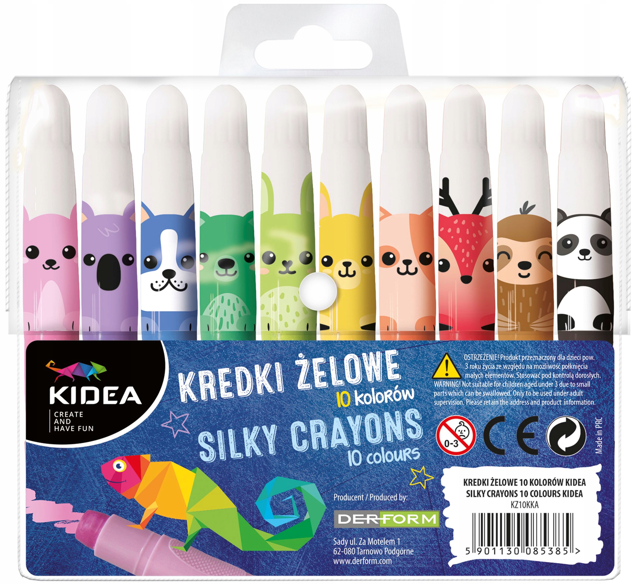 

Kredki Żelowe Kidea