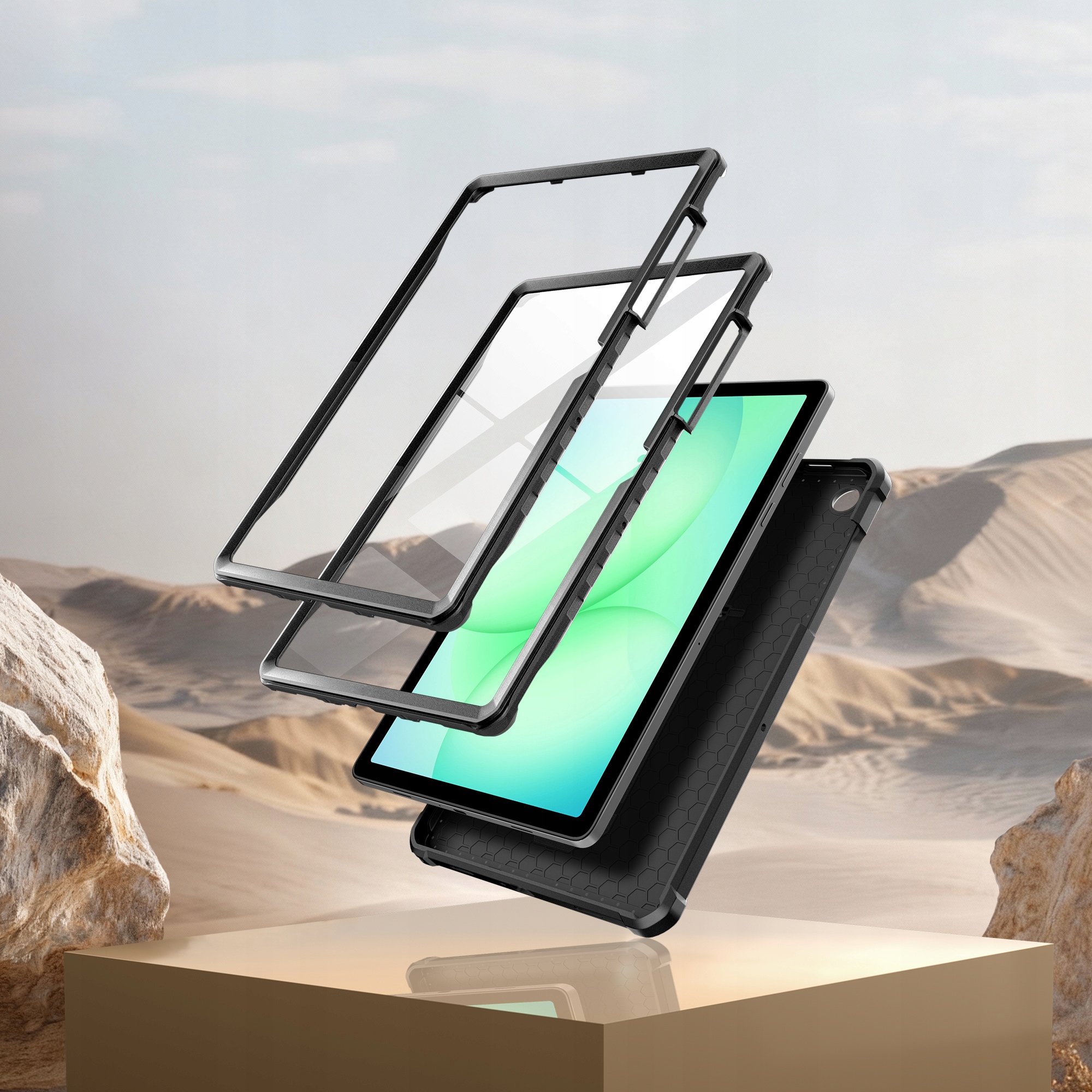 Pancéřované Pouzdro Kryt 360 Pro Galaxy Tab A9+ A11+ Plus 11"