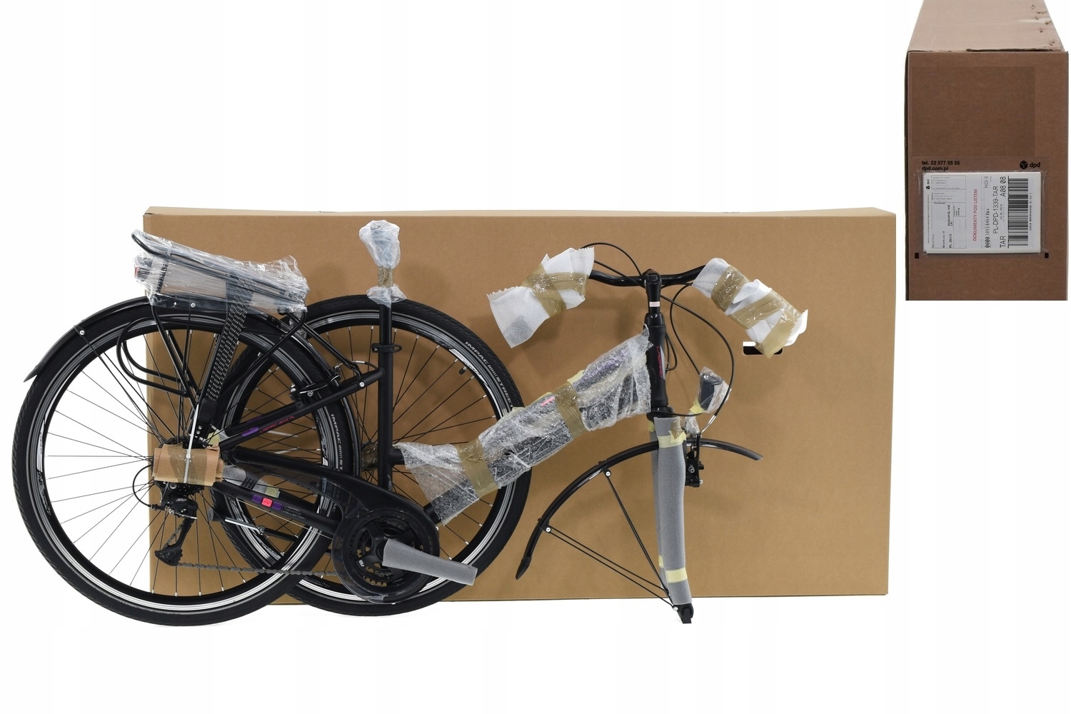 Rower Elektryczny E-Bike 28 KANDS ASPEN WYGODNY TREKKING ASPEN GRAFITOWY